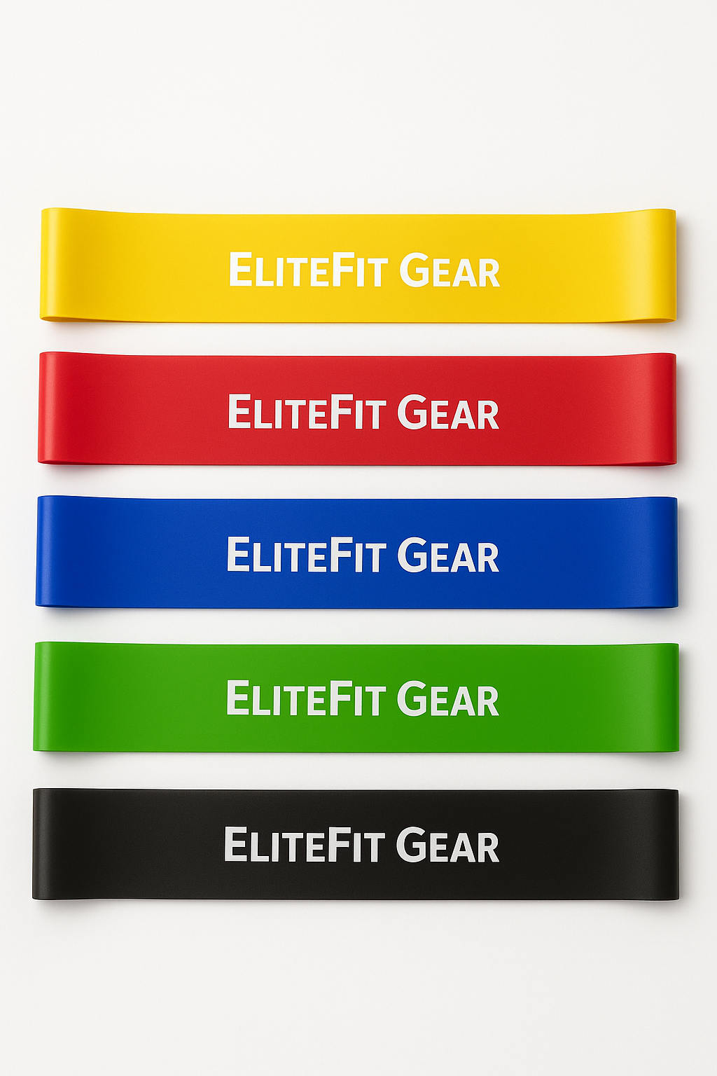 Resistance Bands Exercise Set Fitness Workout Stretch Elastic Loop Legs Therapy